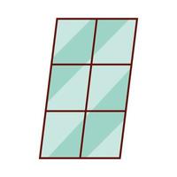 isolerade fönster ikon vektor design