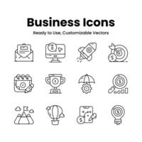 hugg detta försiktigt tillverkad företag ikoner uppsättning, läsa till använda sig av för webb, mobil appar och Allt presentation projekt vektor