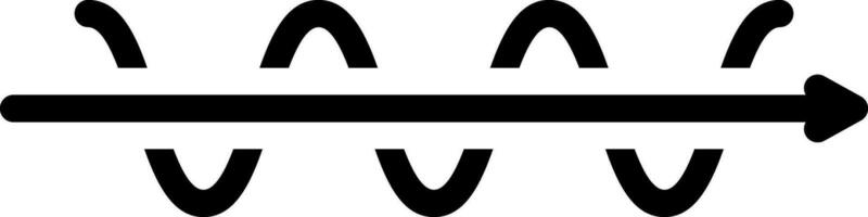 solide Symbol zum Gerade vektor