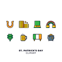 St. Patricks Day Elements Set vektor