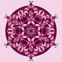 färgrik modern mandala design vektor