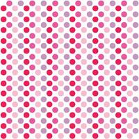 helt enkelt sömlös polka prickar mönster isolerat på vit bakgrund. vektor