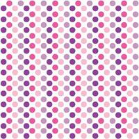 helt enkelt sömlös polka prickar mönster isolerat på vit bakgrund. vektor
