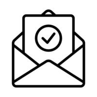 modisch Email Symbol, Botschaft Symbol, Mail Symbol, Posteingang Zeichen, Nachrichtenübermittlung Symbol, Briefumschlag schwarz und Weiss, Brief Senden Botschaft Vektor Illustration