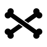 Knochen Vektor Glyphe Symbol zum persönlich und kommerziell verwenden.
