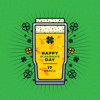 Happy st.patricks day Vector