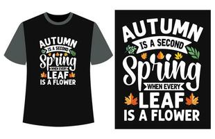 Herbst T-Shirt Design Vektor Illustration, fallen t Shirt, Herbst Kürbis t Hemd