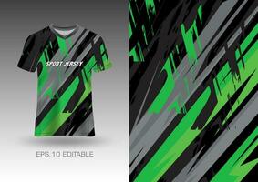 Sport Hemd Vektor Design, Fußball Jersey Attrappe, Lehrmodell, Simulation Uniform Vorderseite Aussicht