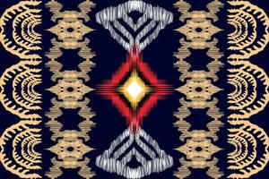 Ikat geometrisch Folklore ornament.tribal ethnisch Vektor Textur. nahtlos gestreift Muster im aztekisch Stil.Figur Stammes- Stickerei. indisch, skandinavisch, Gyp sy, Mexikaner, Leute Muster.ikat Muster