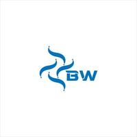 bw brev logotyp design. bw kreativ minimalistisk initialer brev logotyp begrepp. bw unik modern platt abstrakt vektor brev logotyp design.