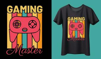 Gaming-T-Shirt-Design vektor