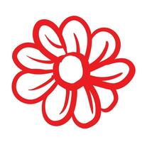 Blumen- Linie einfach Natur zum Schönheit branding modisch Gliederung Symbole zum Handy, Mobiltelefon Apps und Webseite Design. Prämie Pack von Symbole im modisch Linie Stil. vektor