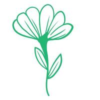 Blumen- Linie einfach Natur zum Schönheit branding modisch Gliederung Symbole zum Handy, Mobiltelefon Apps und Webseite Design. Prämie Pack von Symbole im modisch Linie Stil. vektor