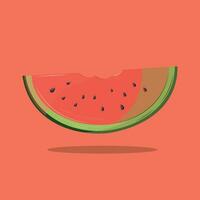 Vektor Wassermelone Obst Illustration gut zum Essen und trinken