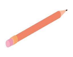 penna med gummi vektor