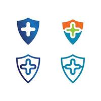 Krankenhauslogo und Symbole Vorlage Icons App vektor