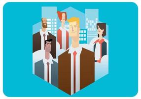 International Business People Vector