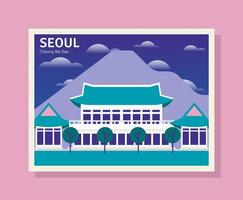 Seoul Illustration vektor