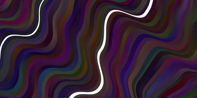 dunkelvioletter Vektorhintergrund mit trockenen Linien. vektor