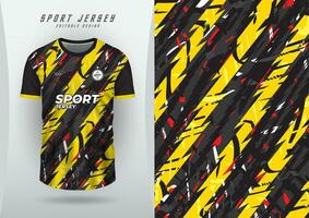 Hintergründe zum Sport Jersey, Fußball Trikots, Laufen Trikots, Rennen Trikots, Muster, Streifen, schwarz und Gelb vektor