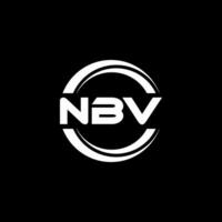 nbv logotyp design, inspiration för en unik identitet. modern elegans och kreativ design. vattenmärke din Framgång med de slående detta logotyp. vektor