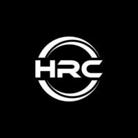 HRC Logo Design, Inspiration zum ein einzigartig Identität. modern Eleganz und kreativ Design. Wasserzeichen Ihre Erfolg mit das auffällig diese Logo. vektor