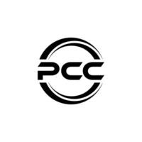 pcc logotyp design, inspiration för en unik identitet. modern elegans och kreativ design. vattenmärke din Framgång med de slående detta logotyp. vektor