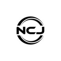 ncj Logo Design, Inspiration zum ein einzigartig Identität. modern Eleganz und kreativ Design. Wasserzeichen Ihre Erfolg mit das auffällig diese Logo. vektor