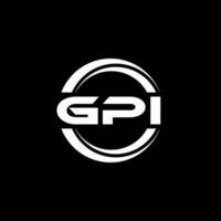 gpi logotyp design, inspiration för en unik identitet. modern elegans och kreativ design. vattenmärke din Framgång med de slående detta logotyp. vektor