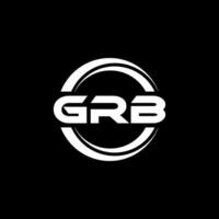 grb logotyp design, inspiration för en unik identitet. modern elegans och kreativ design. vattenmärke din Framgång med de slående detta logotyp. vektor