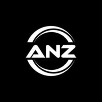 anz logotyp design, inspiration för en unik identitet. modern elegans och kreativ design. vattenmärke din Framgång med de slående detta logotyp. vektor