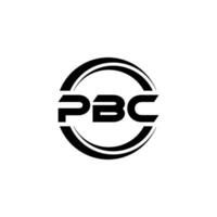 pbc logotyp design, inspiration för en unik identitet. modern elegans och kreativ design. vattenmärke din Framgång med de slående detta logotyp. vektor