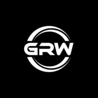 grw Logo Design, Inspiration zum ein einzigartig Identität. modern Eleganz und kreativ Design. Wasserzeichen Ihre Erfolg mit das auffällig diese Logo. vektor