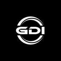 gdi logotyp design, inspiration för en unik identitet. modern elegans och kreativ design. vattenmärke din Framgång med de slående detta logotyp. vektor