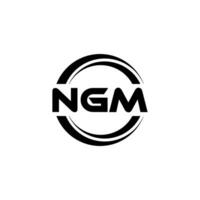 ngm Logo Design, Inspiration zum ein einzigartig Identität. modern Eleganz und kreativ Design. Wasserzeichen Ihre Erfolg mit das auffällig diese Logo. vektor