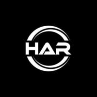 har Logo Design, Inspiration zum ein einzigartig Identität. modern Eleganz und kreativ Design. Wasserzeichen Ihre Erfolg mit das auffällig diese Logo. vektor