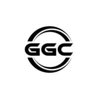 ggc logotyp design, inspiration för en unik identitet. modern elegans och kreativ design. vattenmärke din Framgång med de slående detta logotyp. vektor