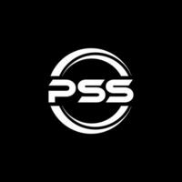 pss logotyp design, inspiration för en unik identitet. modern elegans och kreativ design. vattenmärke din Framgång med de slående detta logotyp. vektor