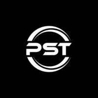 pst logotyp design, inspiration för en unik identitet. modern elegans och kreativ design. vattenmärke din Framgång med de slående detta logotyp. vektor