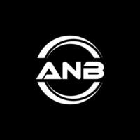 anb logotyp design, inspiration för en unik identitet. modern elegans och kreativ design. vattenmärke din Framgång med de slående detta logotyp. vektor