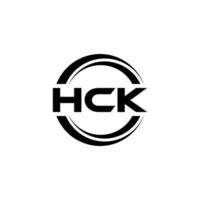 hck Logo Design, Inspiration zum ein einzigartig Identität. modern Eleganz und kreativ Design. Wasserzeichen Ihre Erfolg mit das auffällig diese Logo. vektor