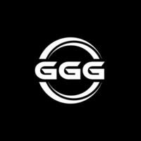 ggg logotyp design, inspiration för en unik identitet. modern elegans och kreativ design. vattenmärke din Framgång med de slående detta logotyp. vektor