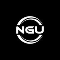 ngu logotyp design, inspiration för en unik identitet. modern elegans och kreativ design. vattenmärke din Framgång med de slående detta logotyp. vektor