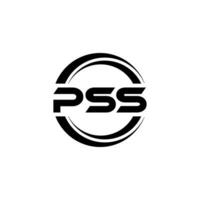 Pss Logo Design, Inspiration zum ein einzigartig Identität. modern Eleganz und kreativ Design. Wasserzeichen Ihre Erfolg mit das auffällig diese Logo. vektor