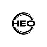 heo Logo Design, Inspiration zum ein einzigartig Identität. modern Eleganz und kreativ Design. Wasserzeichen Ihre Erfolg mit das auffällig diese Logo. vektor