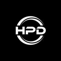 hpd Logo Design, Inspiration zum ein einzigartig Identität. modern Eleganz und kreativ Design. Wasserzeichen Ihre Erfolg mit das auffällig diese Logo. vektor