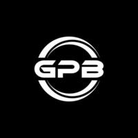 gpb logotyp design, inspiration för en unik identitet. modern elegans och kreativ design. vattenmärke din Framgång med de slående detta logotyp. vektor