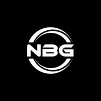 nbg Logo Design, Inspiration zum ein einzigartig Identität. modern Eleganz und kreativ Design. Wasserzeichen Ihre Erfolg mit das auffällig diese Logo. vektor