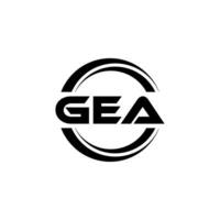 gea Logo Design, Inspiration zum ein einzigartig Identität. modern Eleganz und kreativ Design. Wasserzeichen Ihre Erfolg mit das auffällig diese Logo. vektor