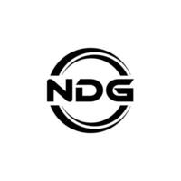 ndg Logo Design, Inspiration zum ein einzigartig Identität. modern Eleganz und kreativ Design. Wasserzeichen Ihre Erfolg mit das auffällig diese Logo. vektor